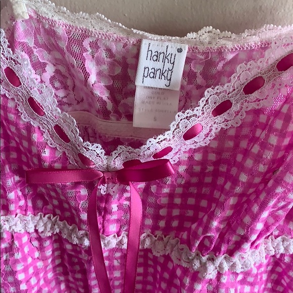 Gingham babydoll sleepwear - Picture 2 of 3
